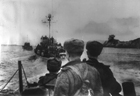 Десантные части Северного флота на пути к военно-морской базе Киркенес в Норвегии