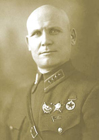 Маршал Советского Союза И. С. Конев, командующий 1-м Украинским фронтом